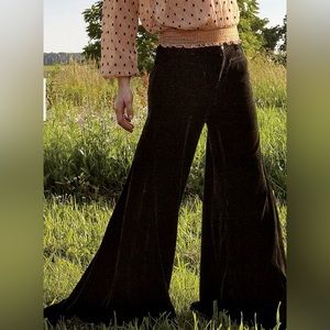 Free People Velvet Extreme Wideleg Pant